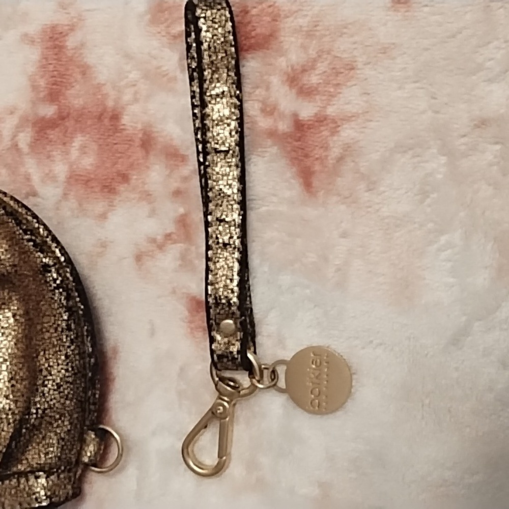 Botkier by Target Gold & Black Metallic Wristlet NWOT - Picture 11 of 12
